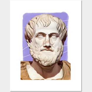 Greek Philosopher Aristotle illustration Posters and Art